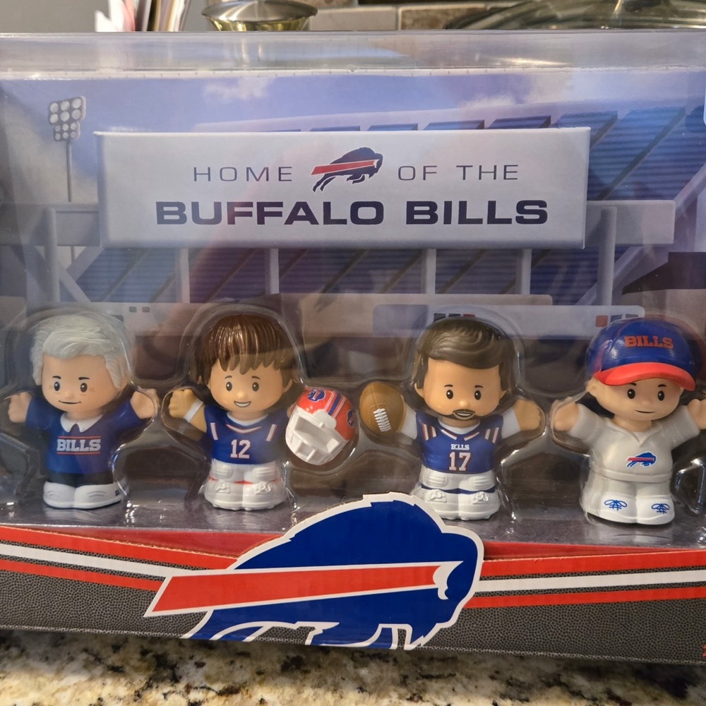 2025 Fisher-Price Little People Buffalo Bills Kelly/Allen/Levy/McDermott NEW
